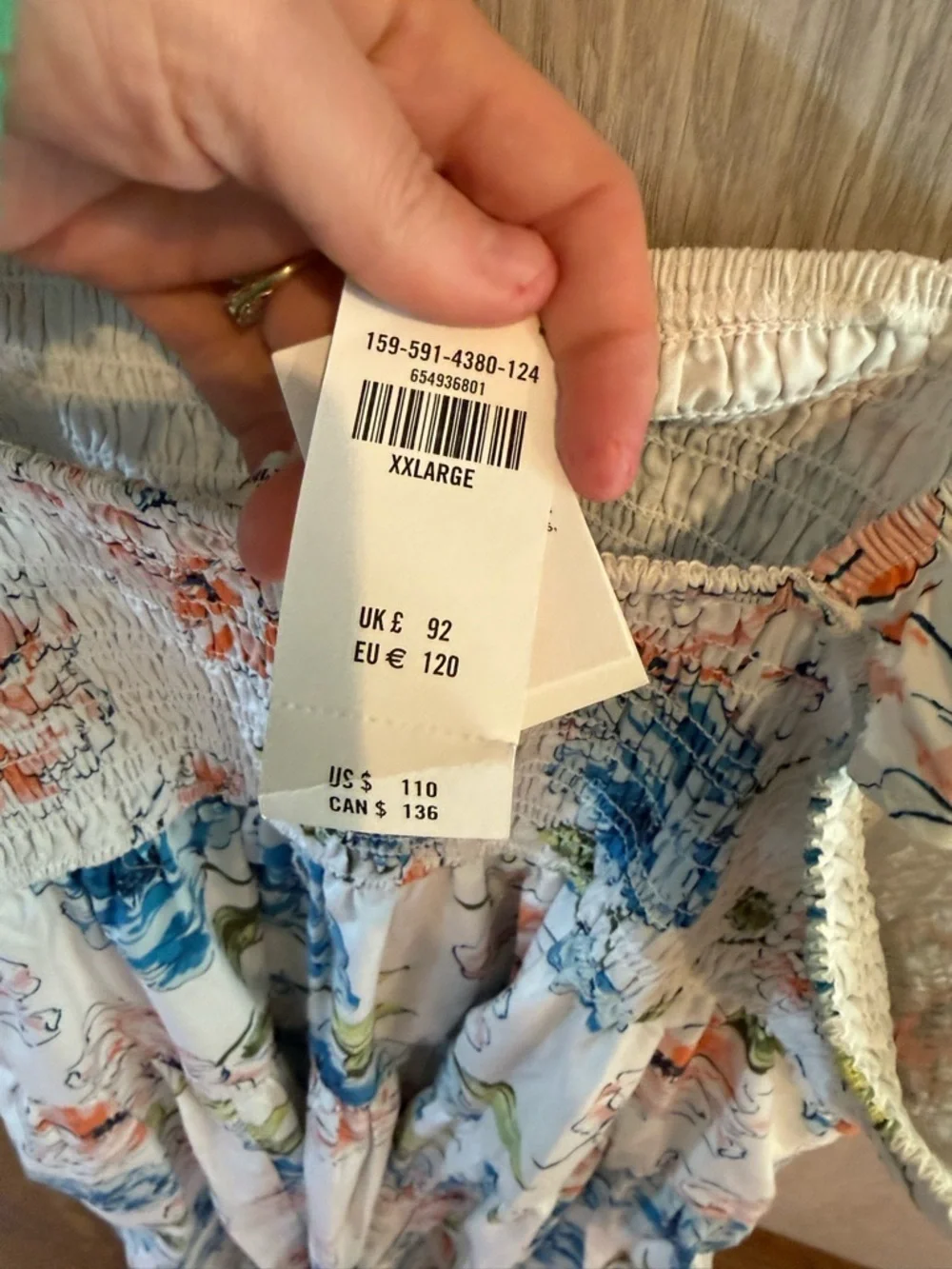 NWT Abercrombie & Fitch Ruffle Strap Floral Midi Cottagecore Spring Dress XXL